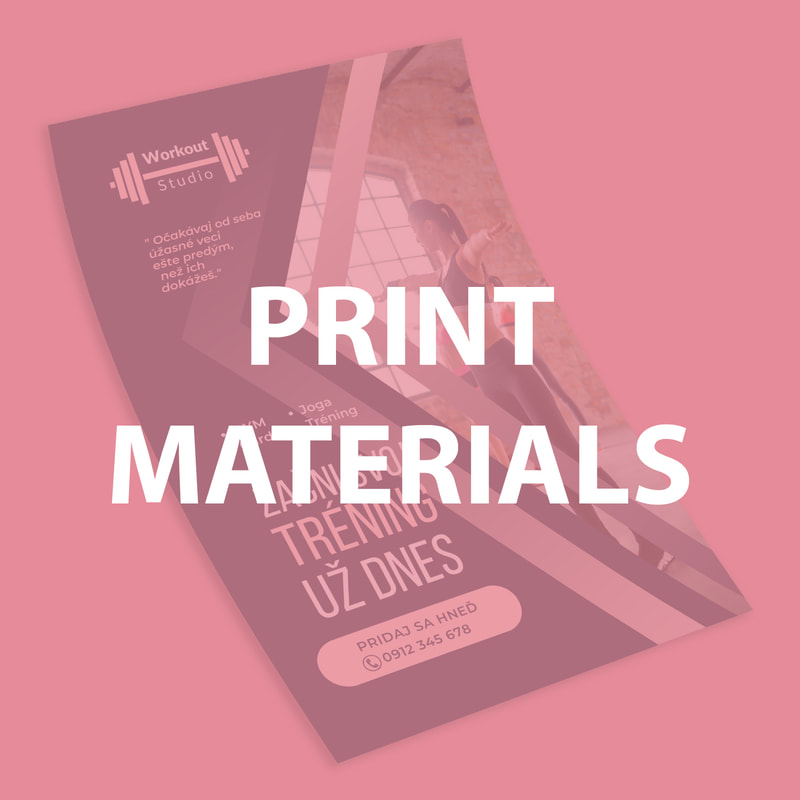 print materials book cover leaflet banner design 